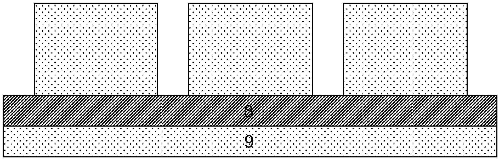 High-integration-level and high-mobility-ratio source, drain and gate auxiliary control type junction-free transistor