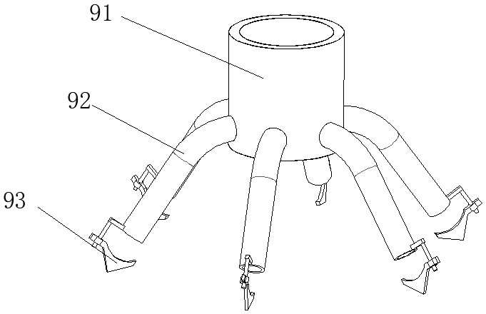 Dye blending device for textile production