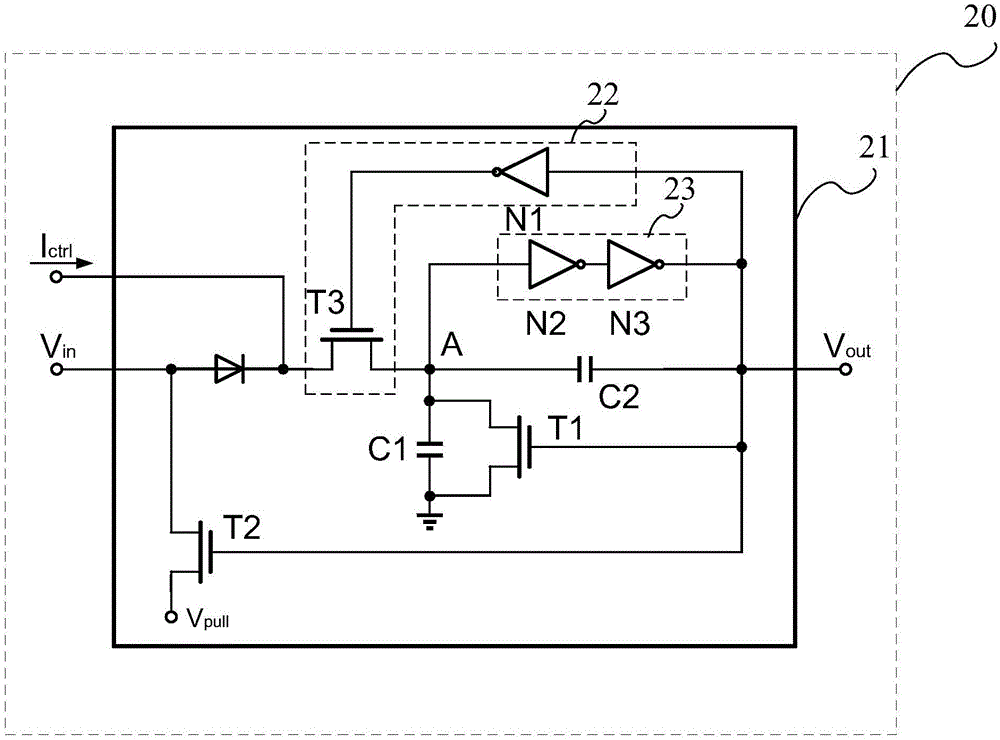 Neural simulation circuit