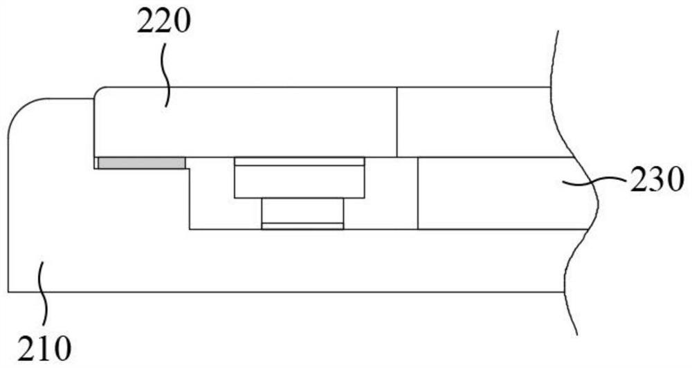 Pressure sensing assembly, middle frame assembly, display assembly and terminal