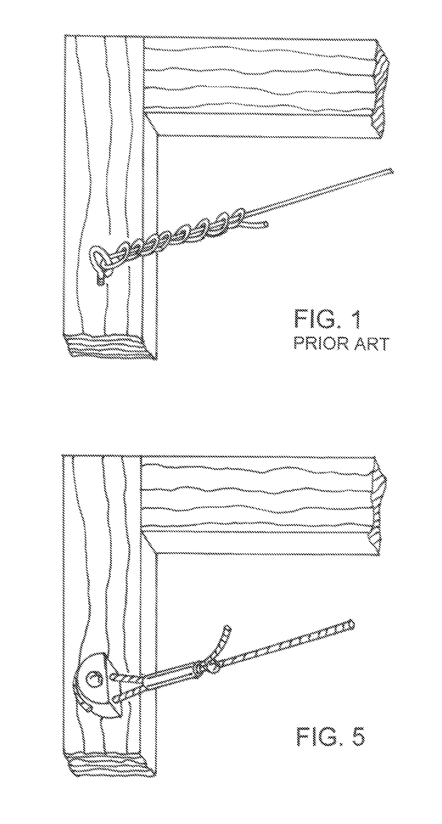 Frame hanging wire post with locking connector