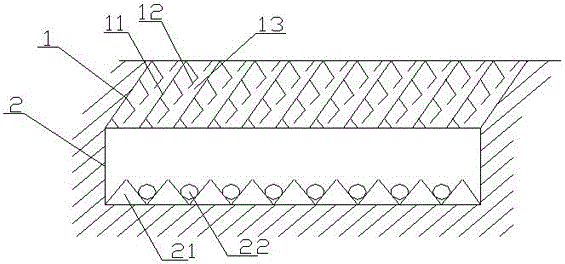 Novel horizontal tube type sedimentation pond