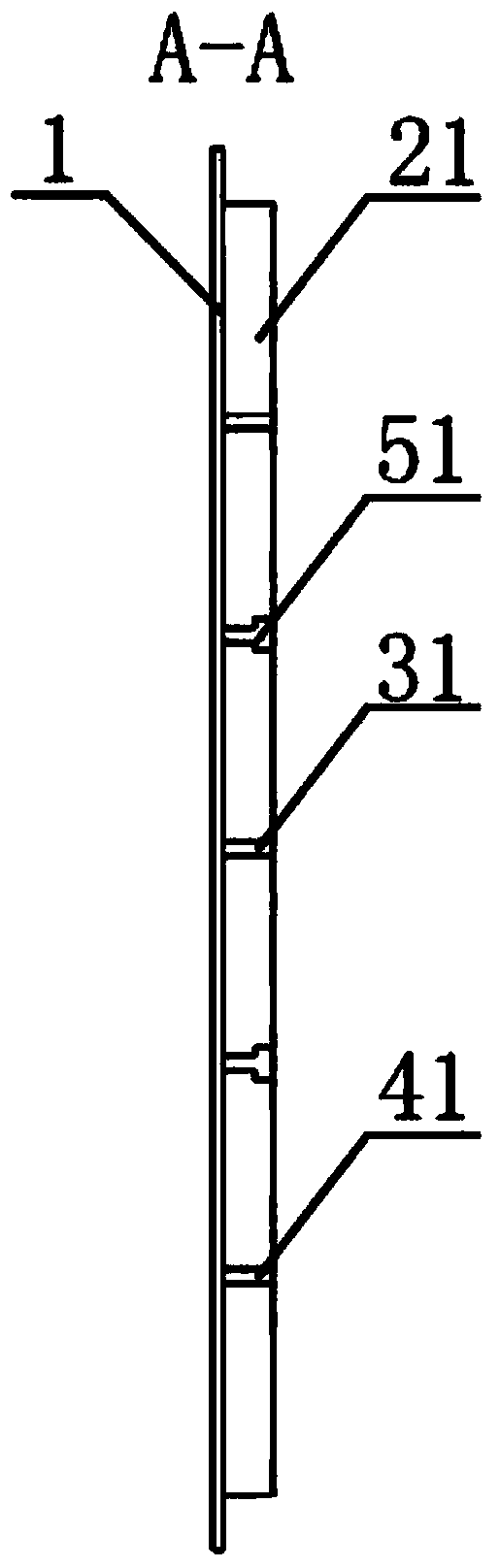 High anti-violence type underground refuge chamber blast airtight door