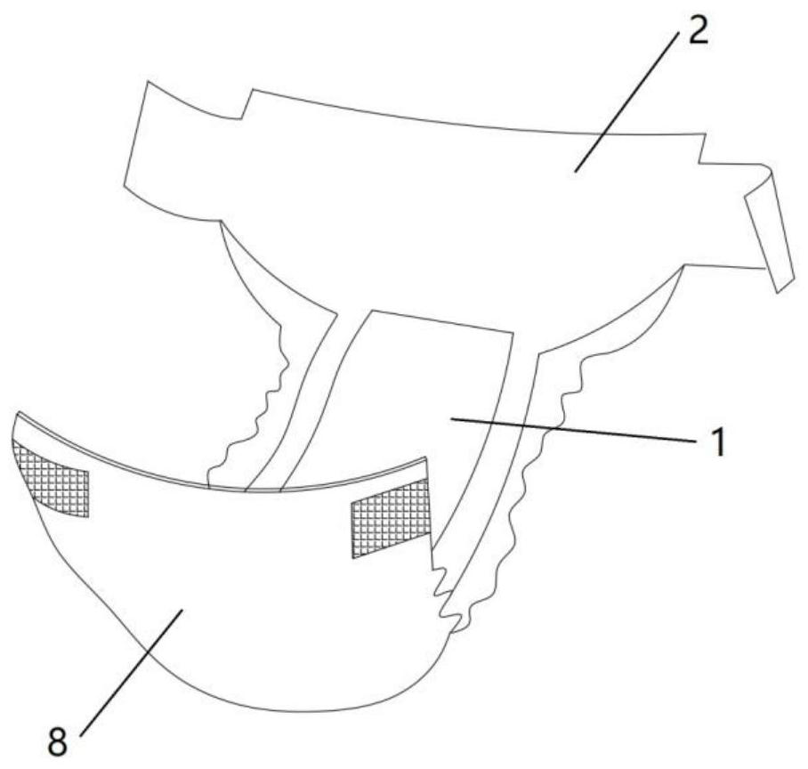 Pure silk diaper and preparation method thereof