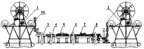 Automatic anchor chain polishing device