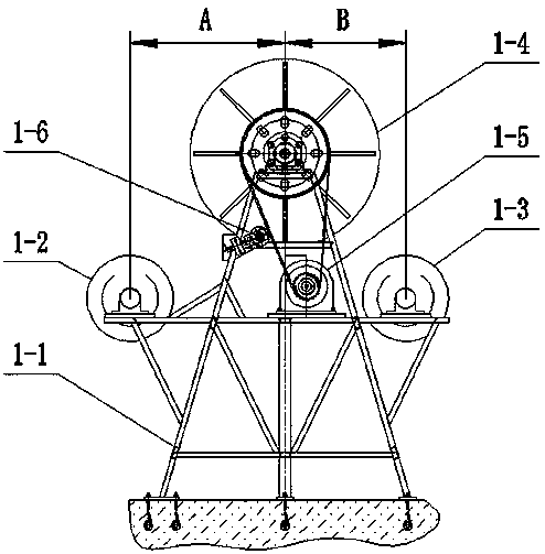 Automatic anchor chain polishing device