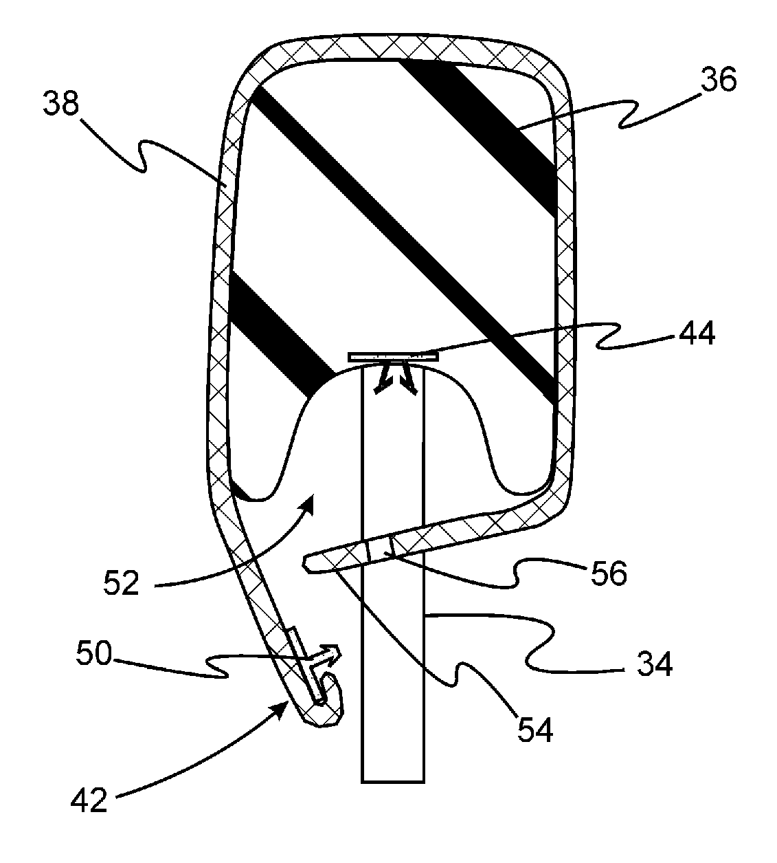 Ergonomic closeout