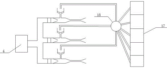 Amphibian bait casting machine system