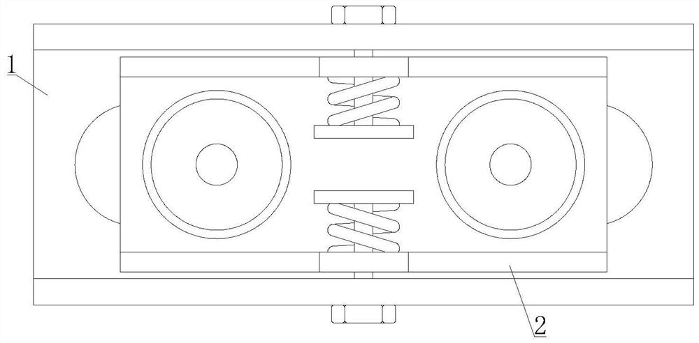 Adjusting device for sound outlet angle of loudspeaker and implementation method thereof