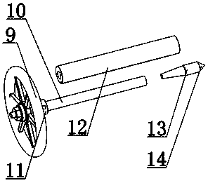 Shaving board hand-operated perforating device for furniture making