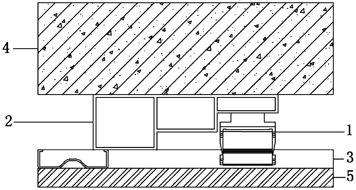 Stair type leveling mechanism and method adopting multi-grade distance adjustment