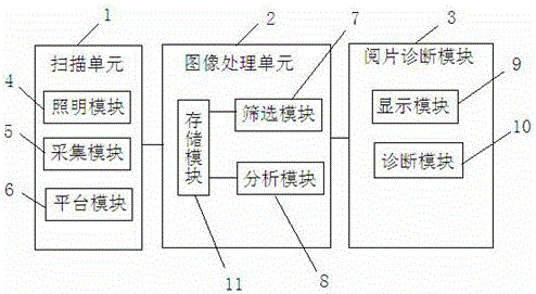 Cycle tumor cell slice-based diagnosis system and method