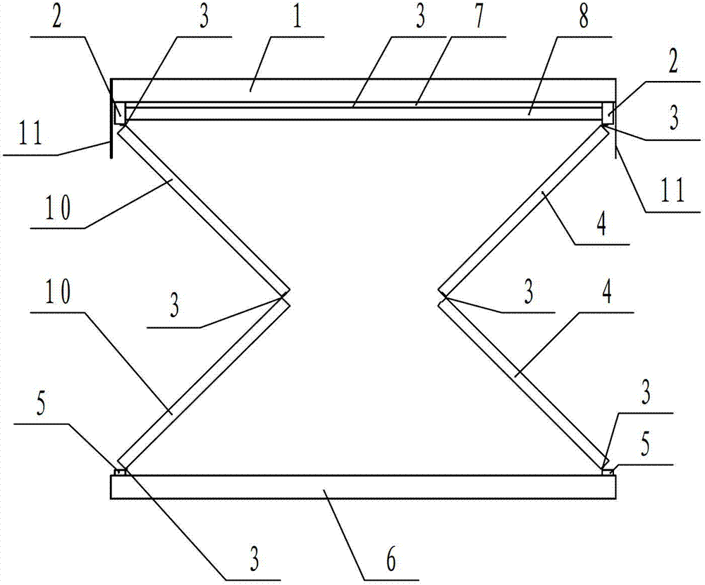 Folding prefabricated house