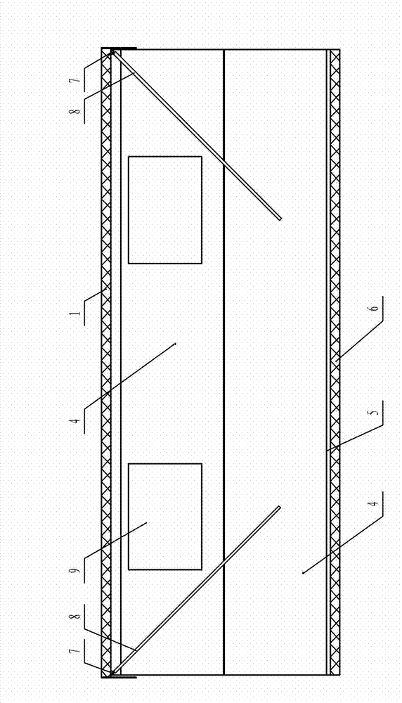 Folding prefabricated house