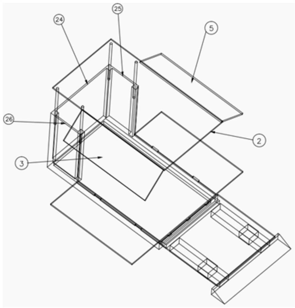 Light impact-resistant maintenance deck and application thereof