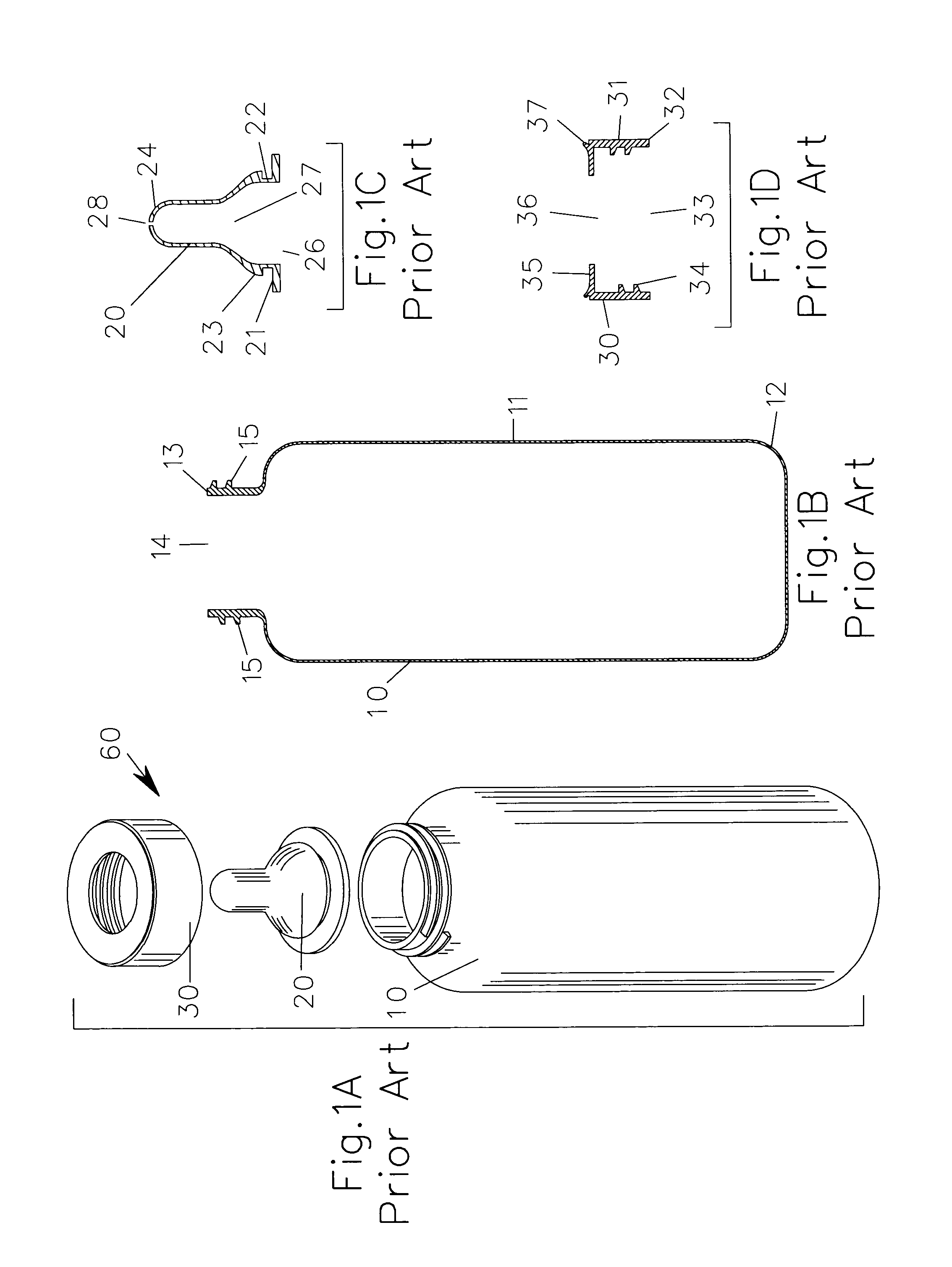 Bottle insert for storing and dispensing baby formula