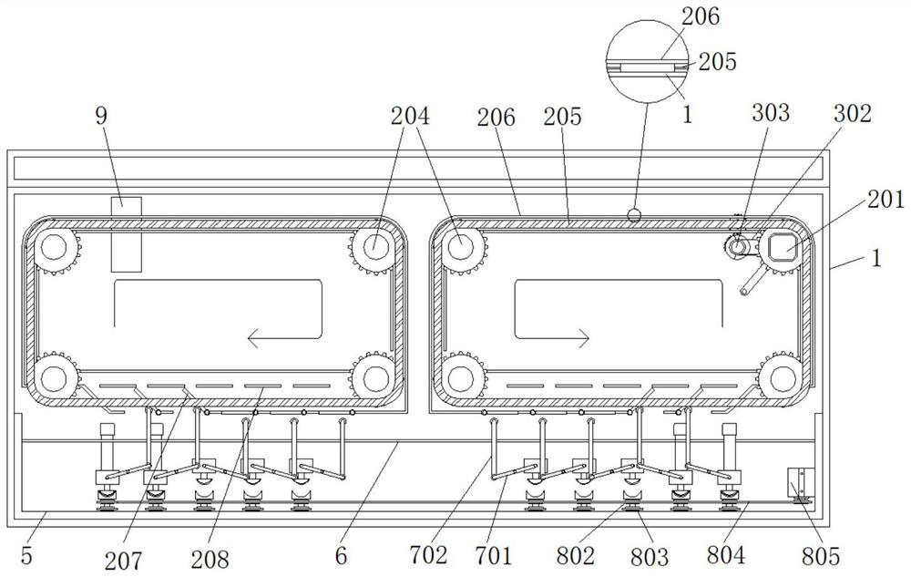 Novel test tube placement box for physical examination center