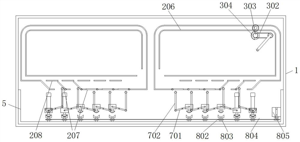 Novel test tube placement box for physical examination center