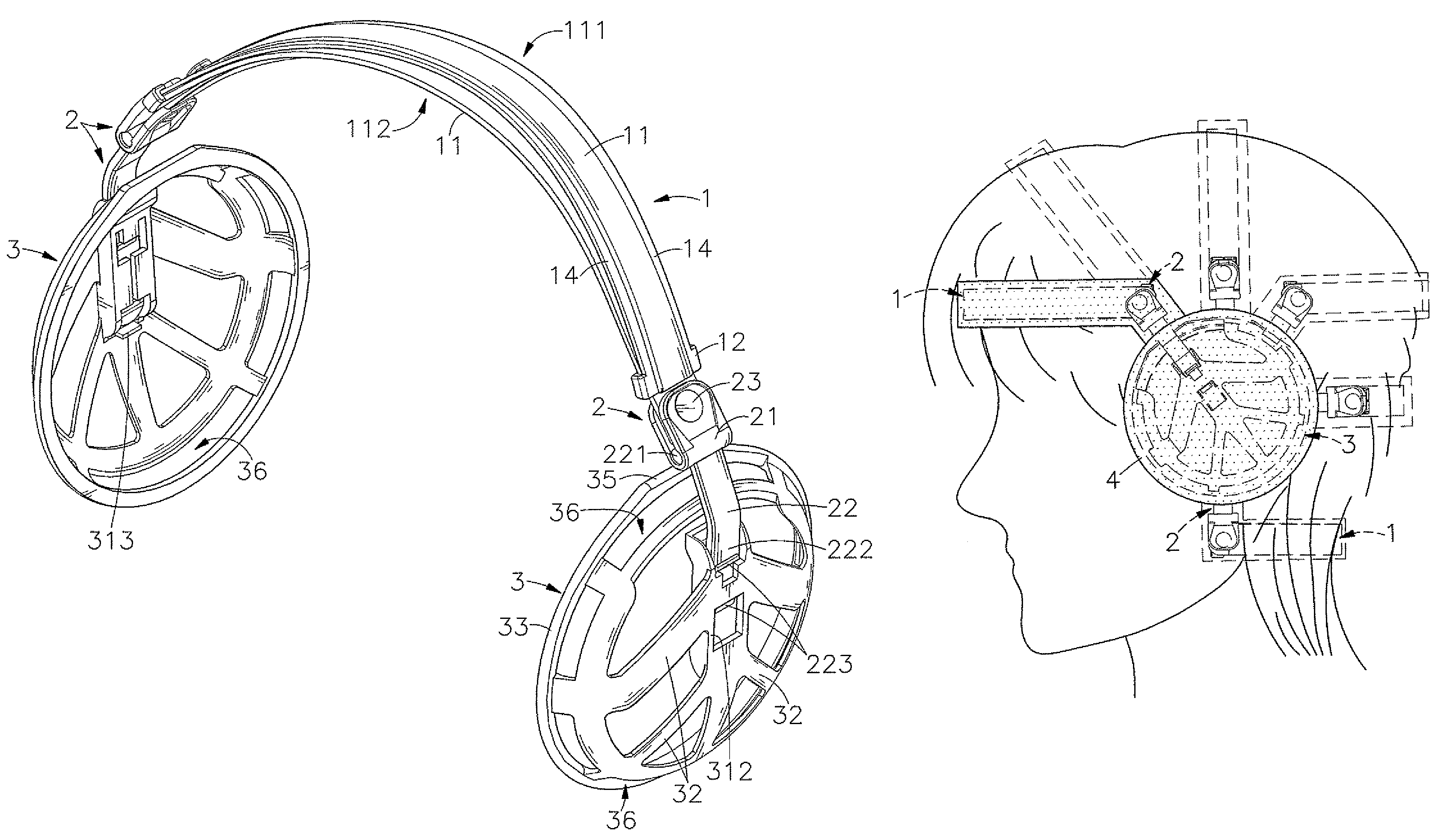 Earmuff assembly