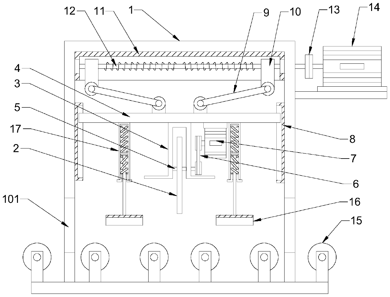 Vertical cutting device for tubular workpiece