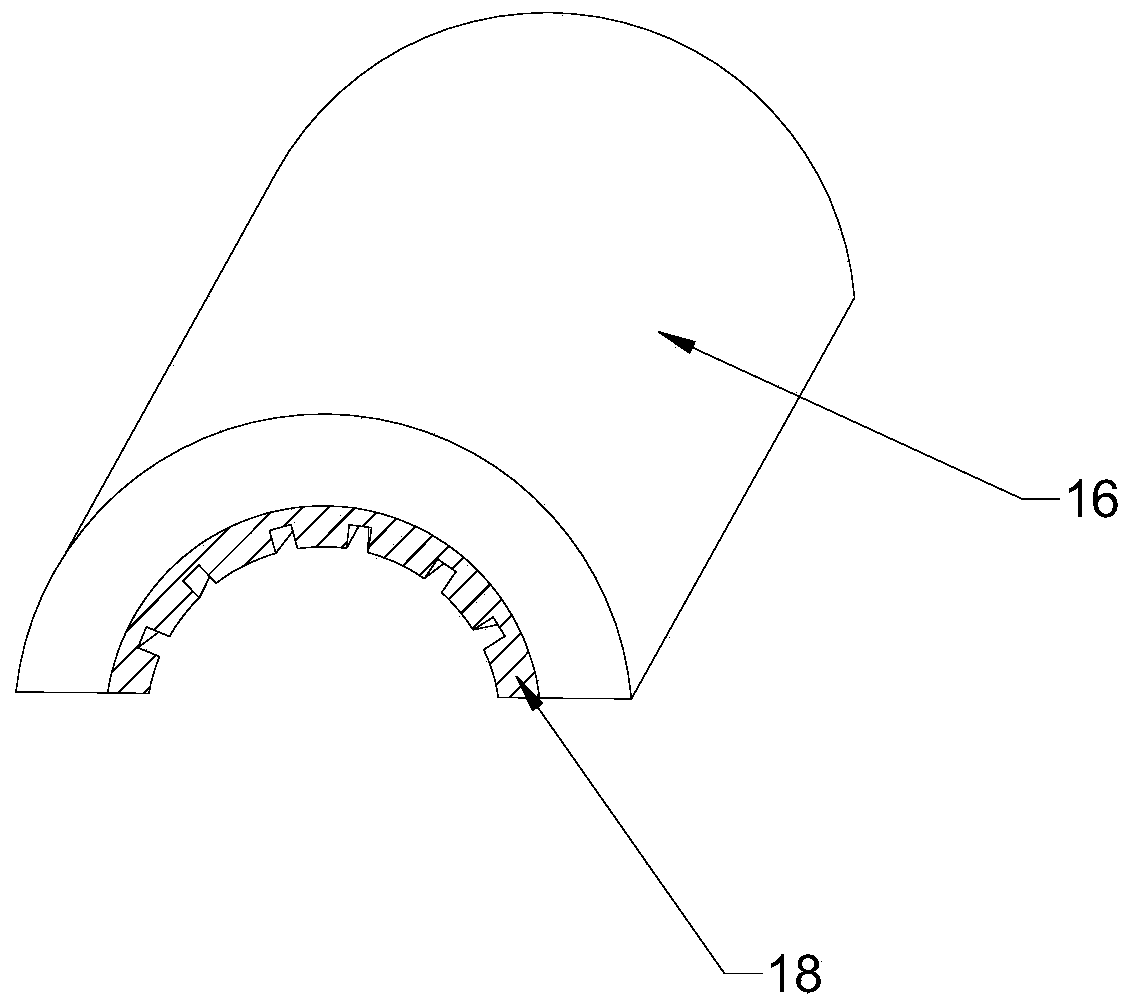 Vertical cutting device for tubular workpiece