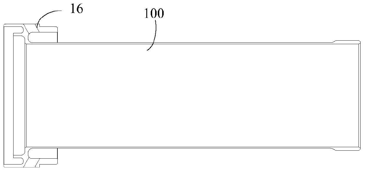 Clamp for air introduction pipe machining and clamping method