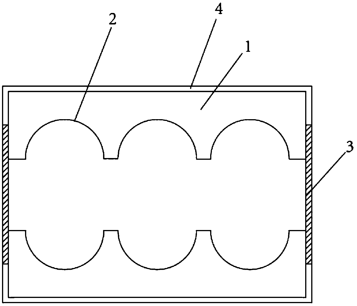 Heat preservation block for cooling