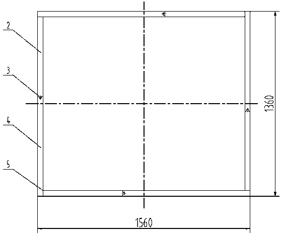 Square heating body device of tungsten-molybdenum sintering furnace