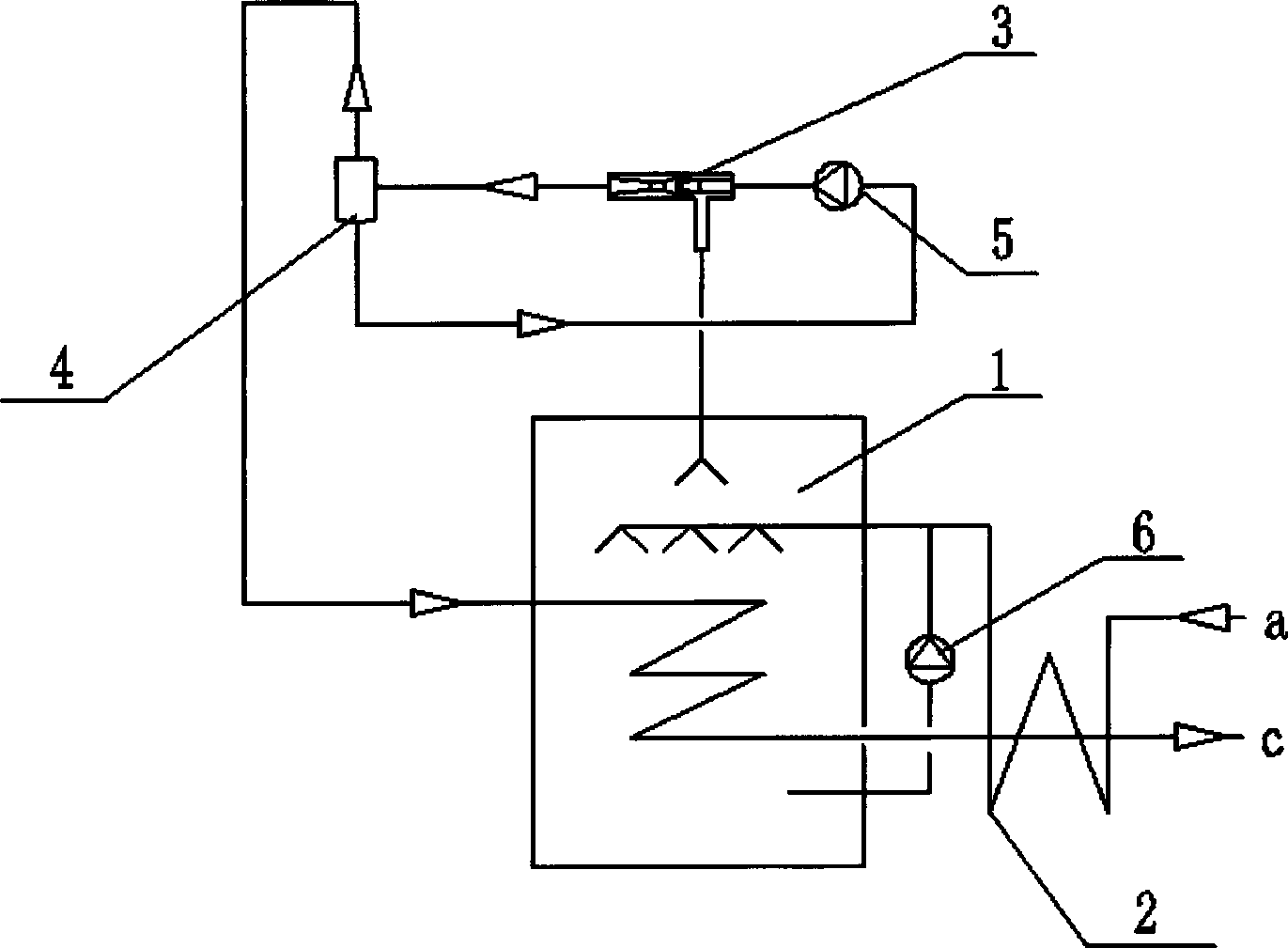 Energy-saving evaporation process and system thereof