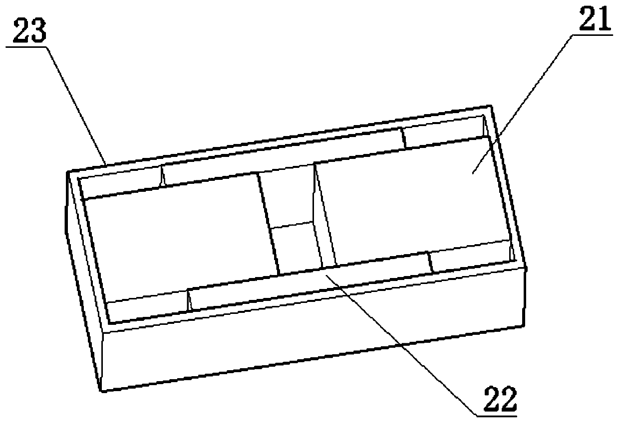 Symmetrical double-shear interface adhesion test device and test method