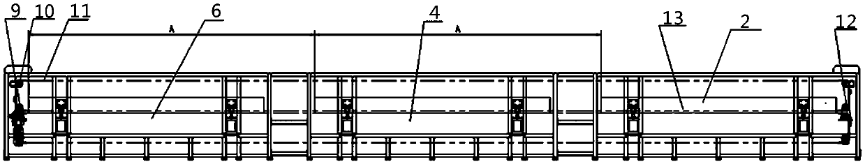 Three-cavity linkage type laminator special for double glass assemblies