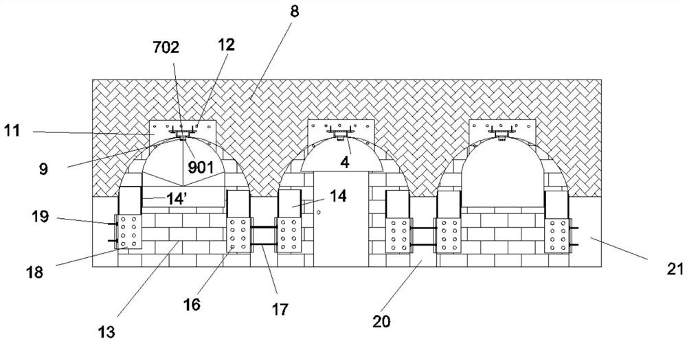 A reinforced low-energy cooling system and its construction technology for residential buildings in Xiaoyao