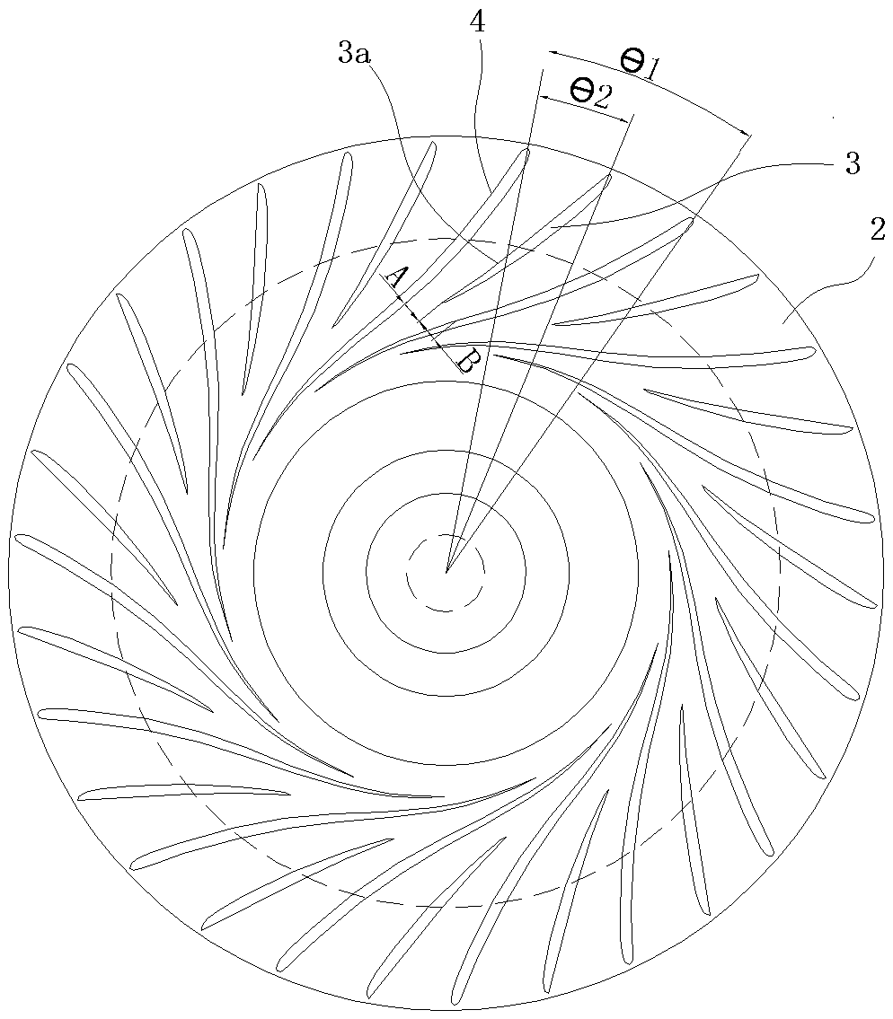 Rotating wheel design method of ultrahigh water head section mixed flow water turbine with guide blades