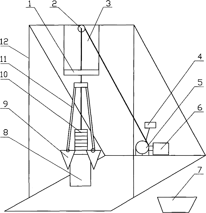 Landfill gas gas-collecting shaft construction method