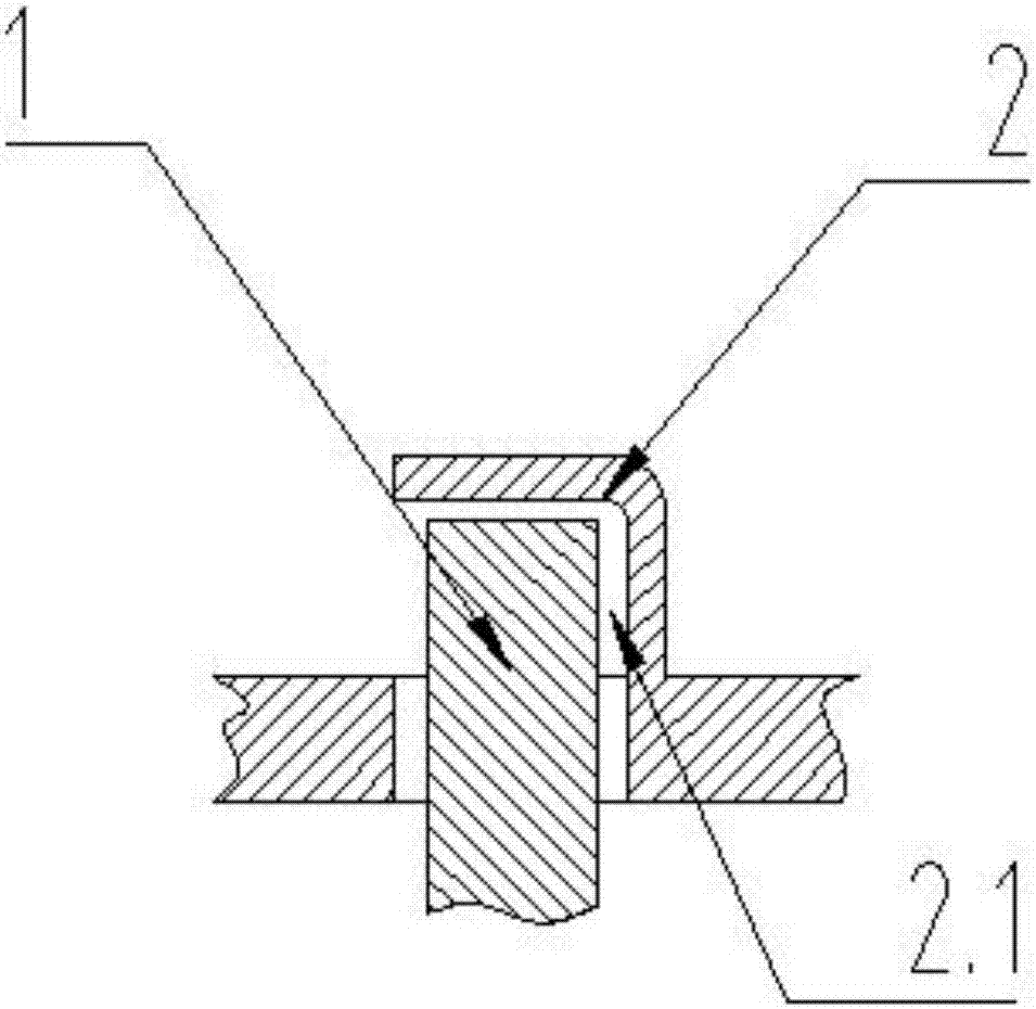 Milling machine floating material receiving device