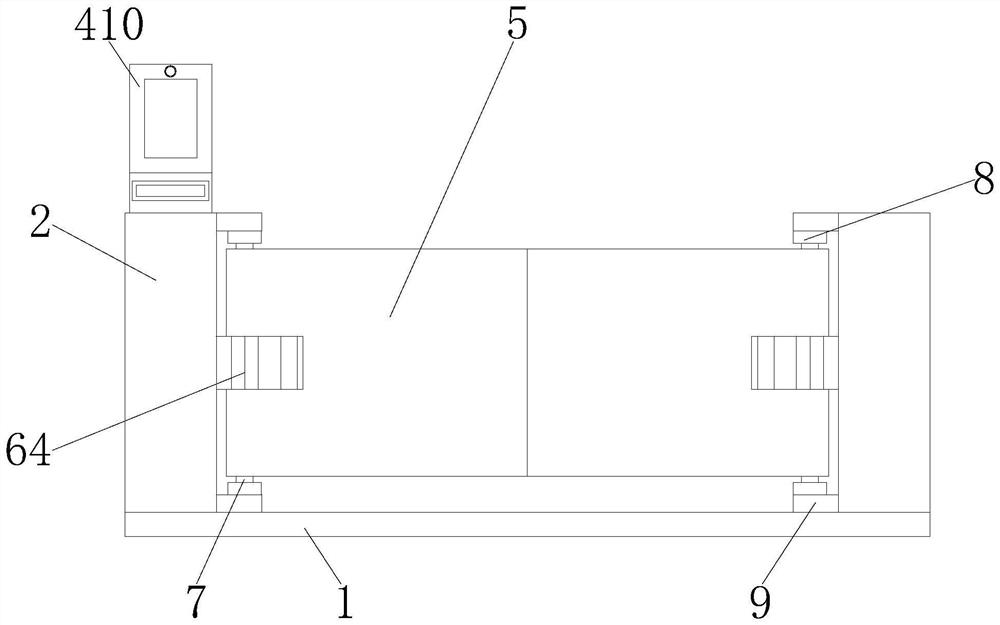 Entrance guard face recognition device for intelligent park safety management and use method