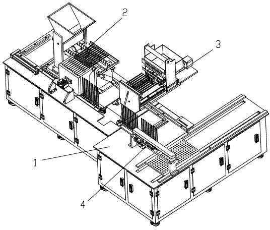 Chopstick varnishing mechanism of automatic chopstick varnishing device