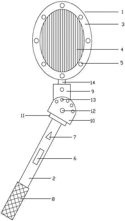 Electric mosquito swatter