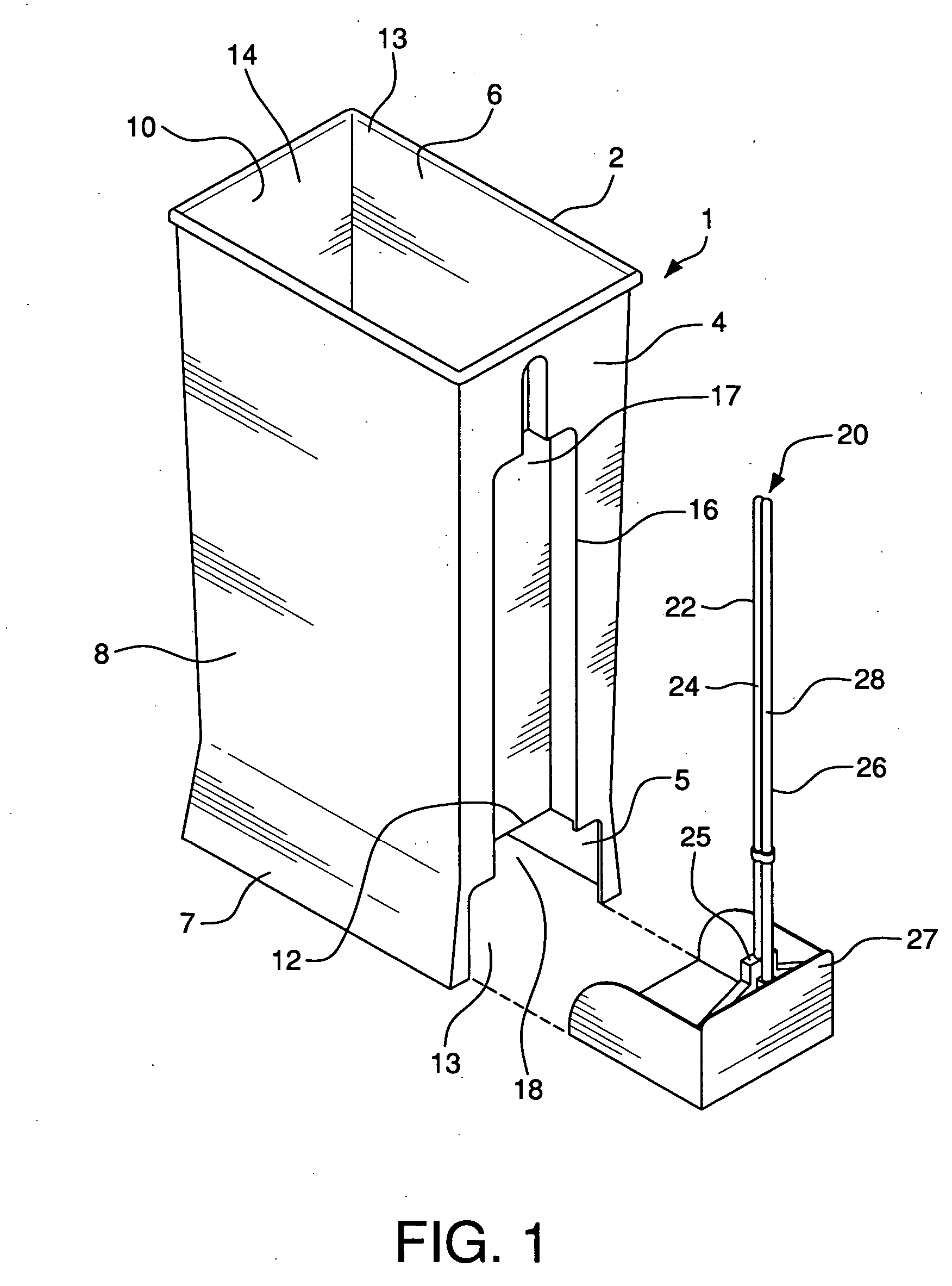 Trash receptacle cleaning product