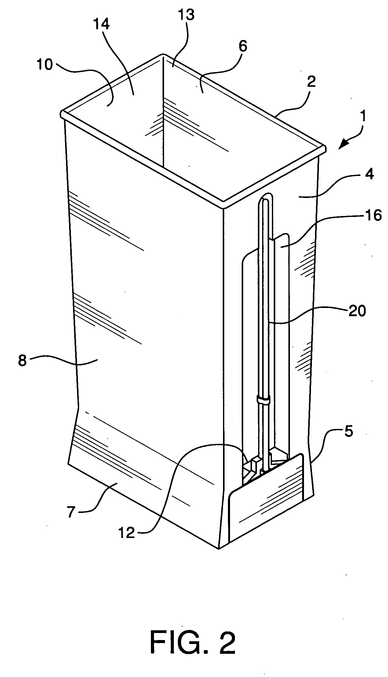 Trash receptacle cleaning product