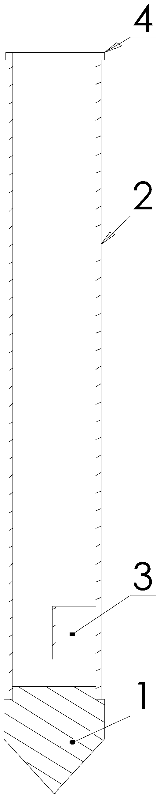 Pile-forming device and method for vortex pressing extruding and expanding concrete layering expanding uplift pile