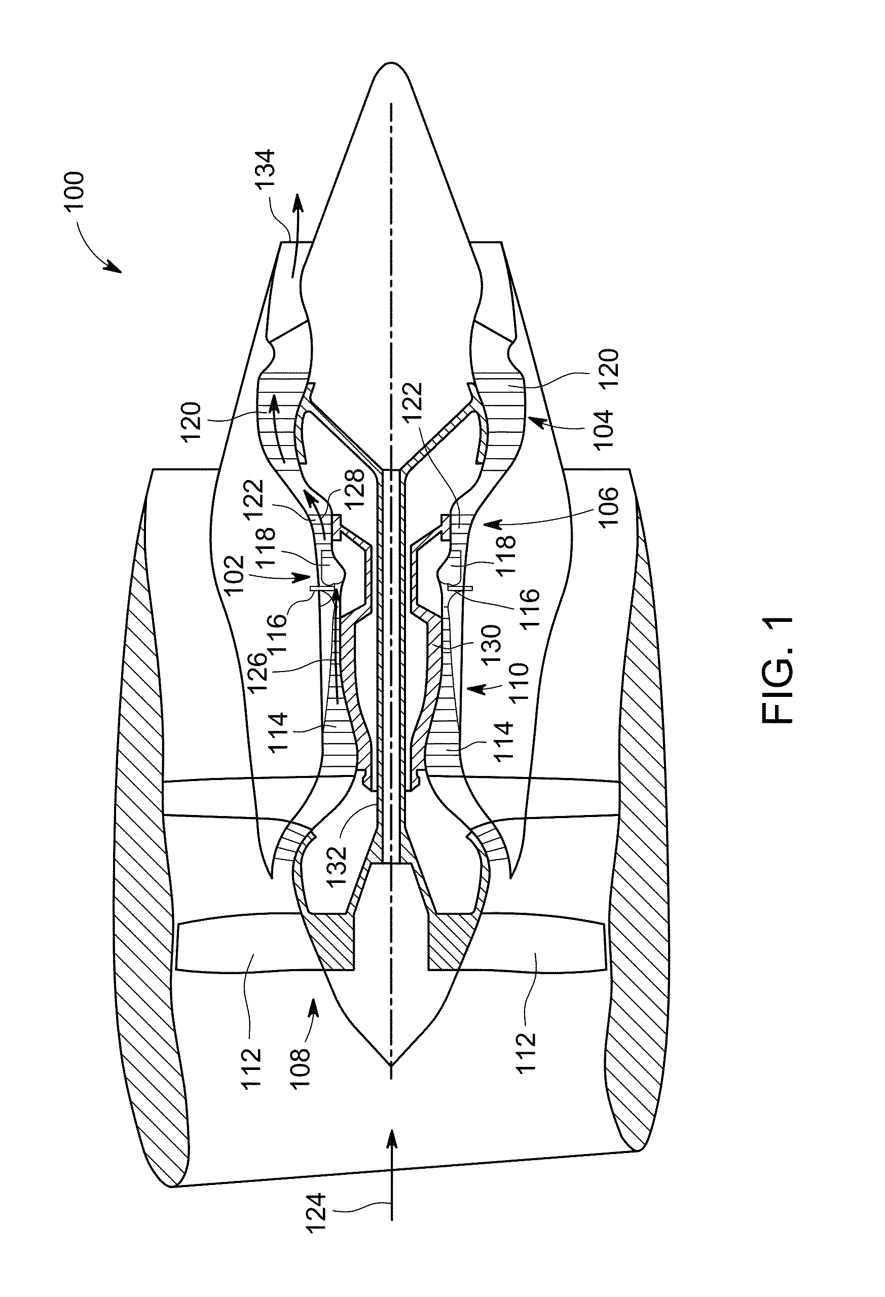 Components having vibration dampers enclosed therein and methods of forming such components