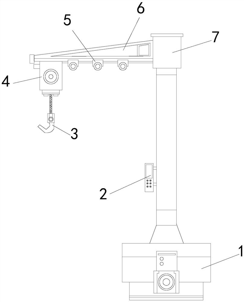 Mechanical arm for mine