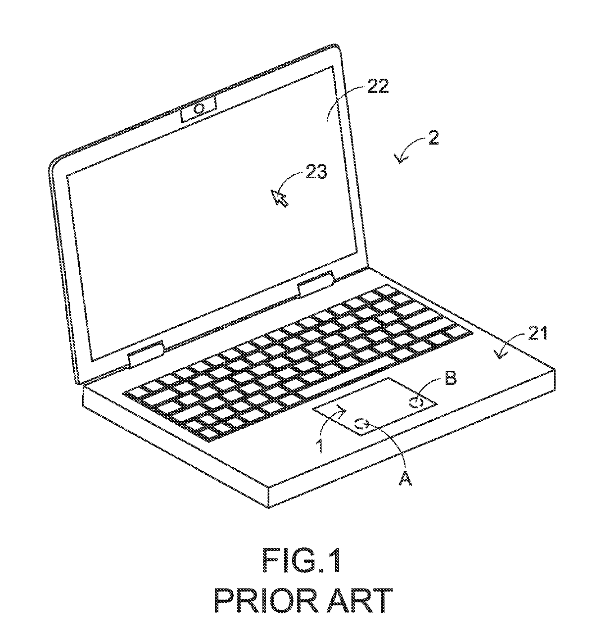 Touch module and electronic computing device with same