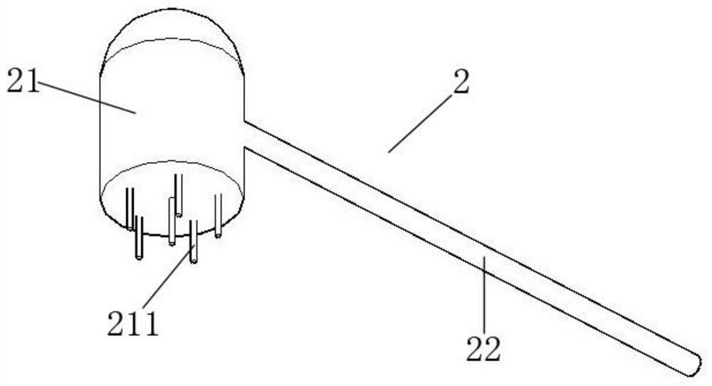 An auxiliary device for cutting ginger slices for ginger-partitioned moxibustion