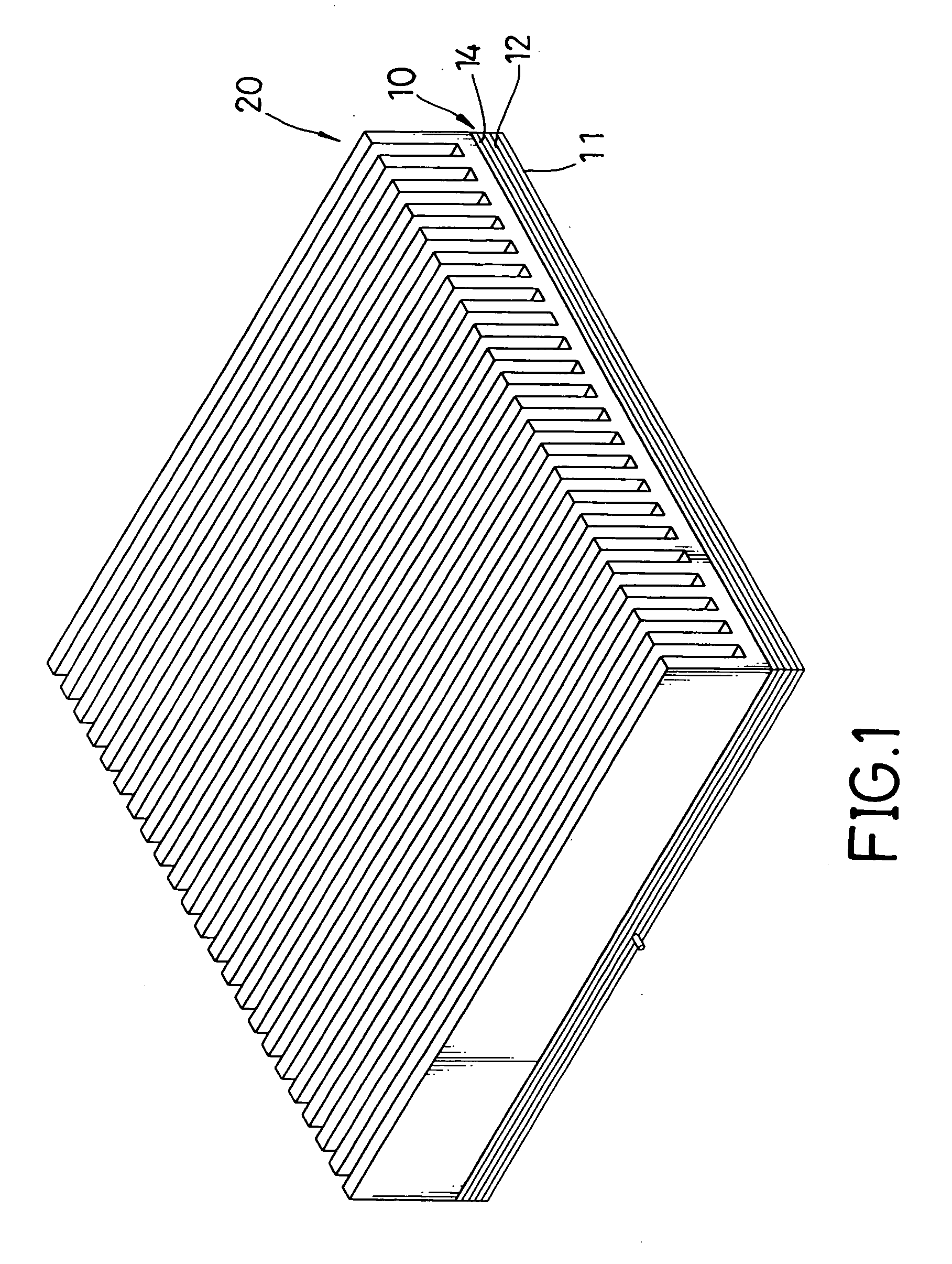 High efficiency isothermal heat sink