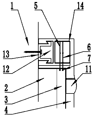 Prefabricated house modular wall wainscot electric heating device and equipment