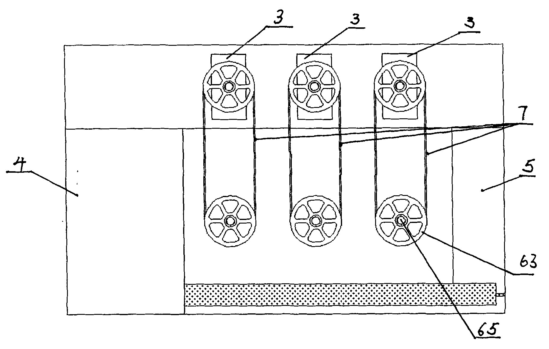 Vertical rotary type zinc rain condensator