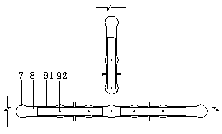 Assembly integral shear wall building structure and building method