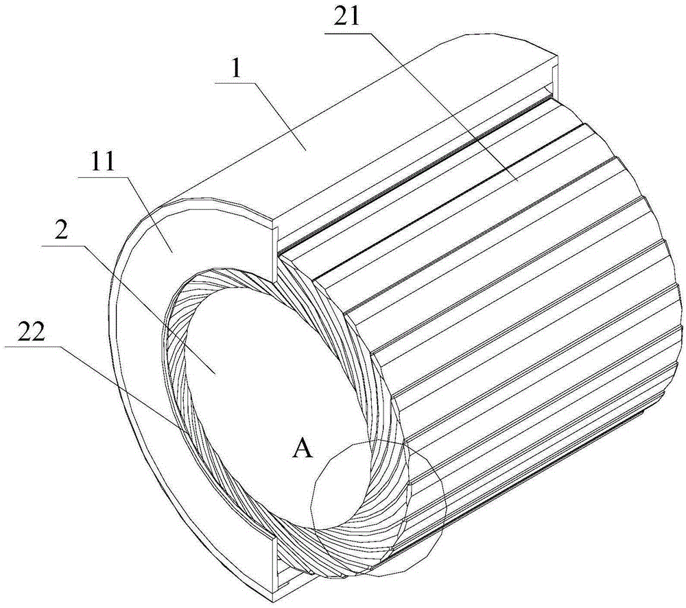 Hybrid type dynamic pressure gas journal bearing